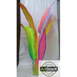 Feuilles de palmier multicolore